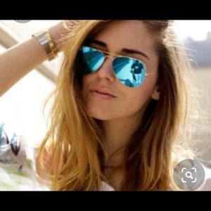 Ray-ban blue flash aviator large sunglasses